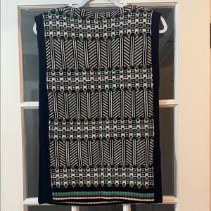Geometric Patterned sweater vest